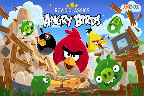پرندگان خشمگین (Angry Birds) بهترین بازی برای بچه ها